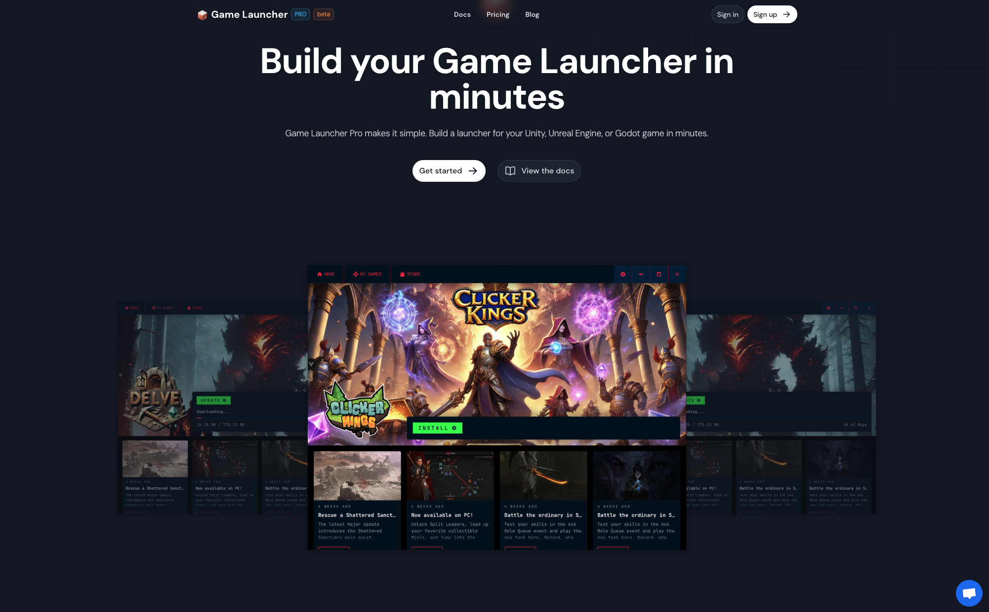 Game Launcher Pro - Managed Launcher Service