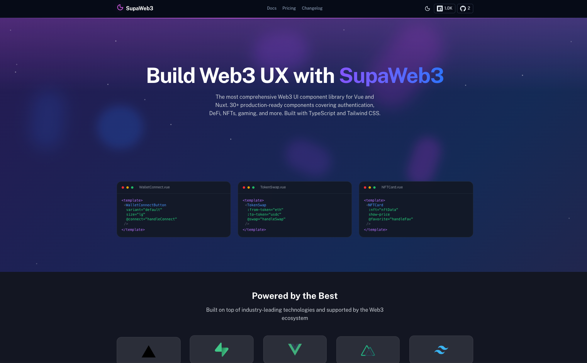 SupaWeb3 - Web3 UI Component Library